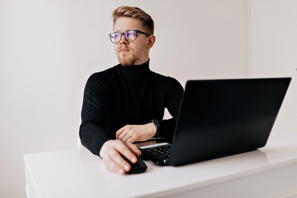 Man considering workload automation myths